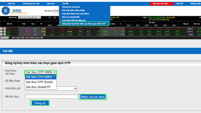 Hướng dẫn sử dụng webtrading (Strade)