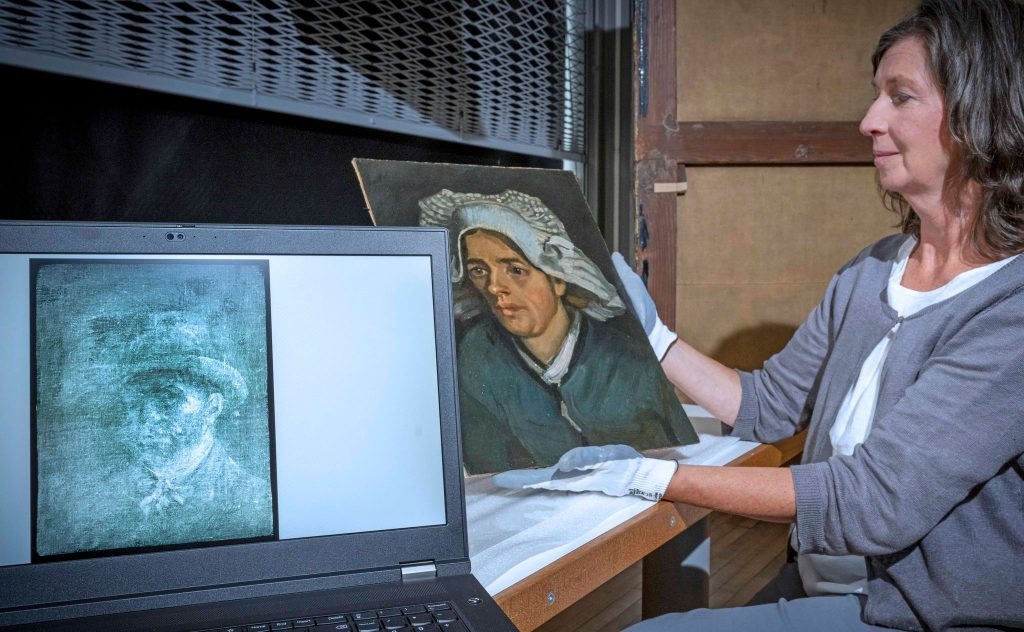 AN X-RAY UNCOVERED WHAT MAY BE VAN GOGH’S FIRST-EVER SELF-PORTRAIT BENEATH A MODEST PAINTING OF A PEASANT WOMAN