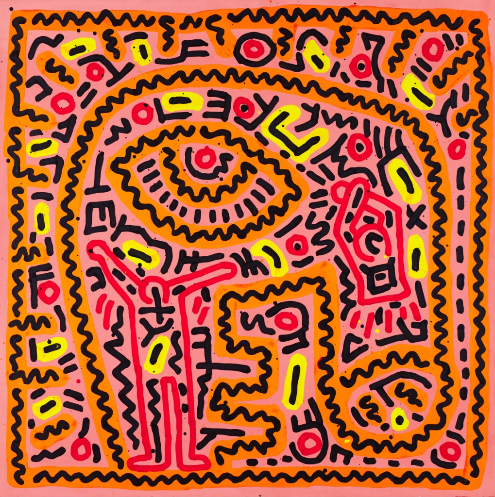 KEITH HARING’S DAZZLING ODE TO THE MUSIC THAT INSPIRED HIM