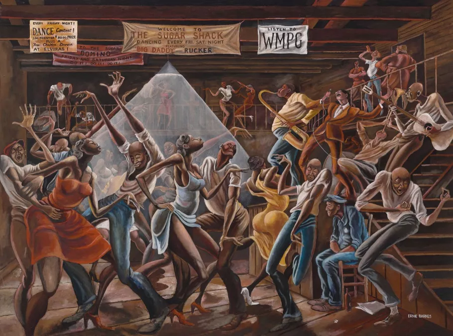 HOW THE RECORD SALE OF ‘THE SUGAR SHACK’ MADE ERNIE BARNES THE COMEBACK KID