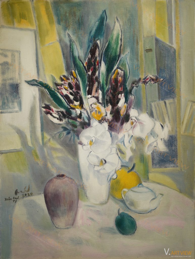 “SPRING STILL LIFE” OF ARTIST HUY OÁNH