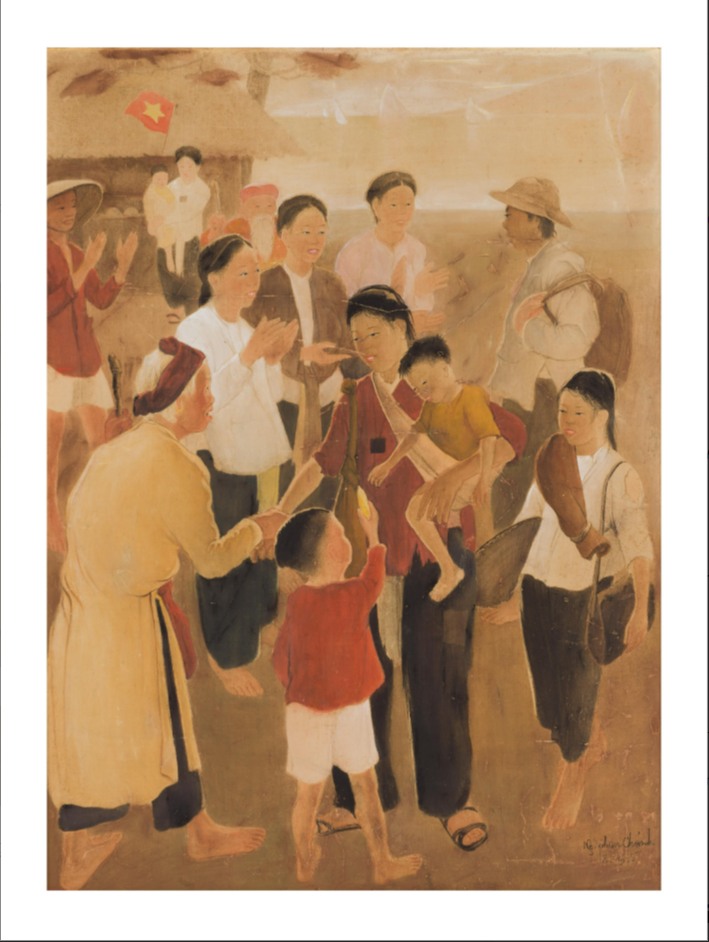 SOME INTERESTING FACTS ABOUT NGUYỄN PHAN CHÁNH’S “RETOUR AU VILLAGE – BACK TO THE VILLAGE” AUCTIONED AT BONHAMS HONGKONG