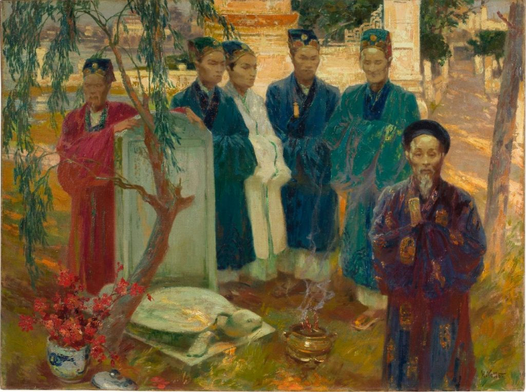 LOOK AT THE PAINTINGS OF HENRI ÉMILE VOLLET (1861-1945) AT AGUTTES’ AUCTION “ASIAN PAINTERS, MAJOR WORKS”