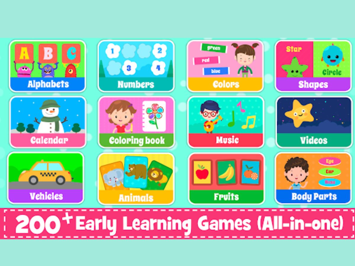 Kids Preschool Learning Game là ứng dụng sinh động, phù hợp với trẻ nhỏ yêu thích học tiếng Anh