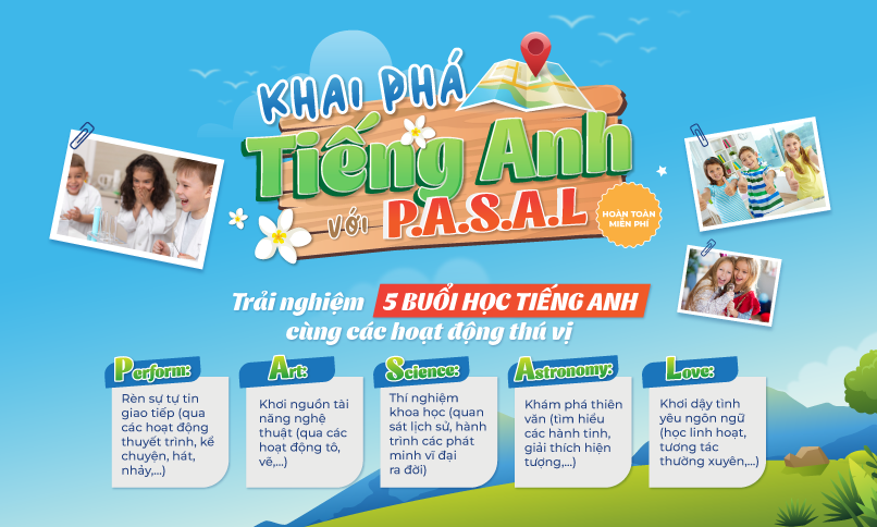 Khai phá tiếng Anh với Pasal Junior