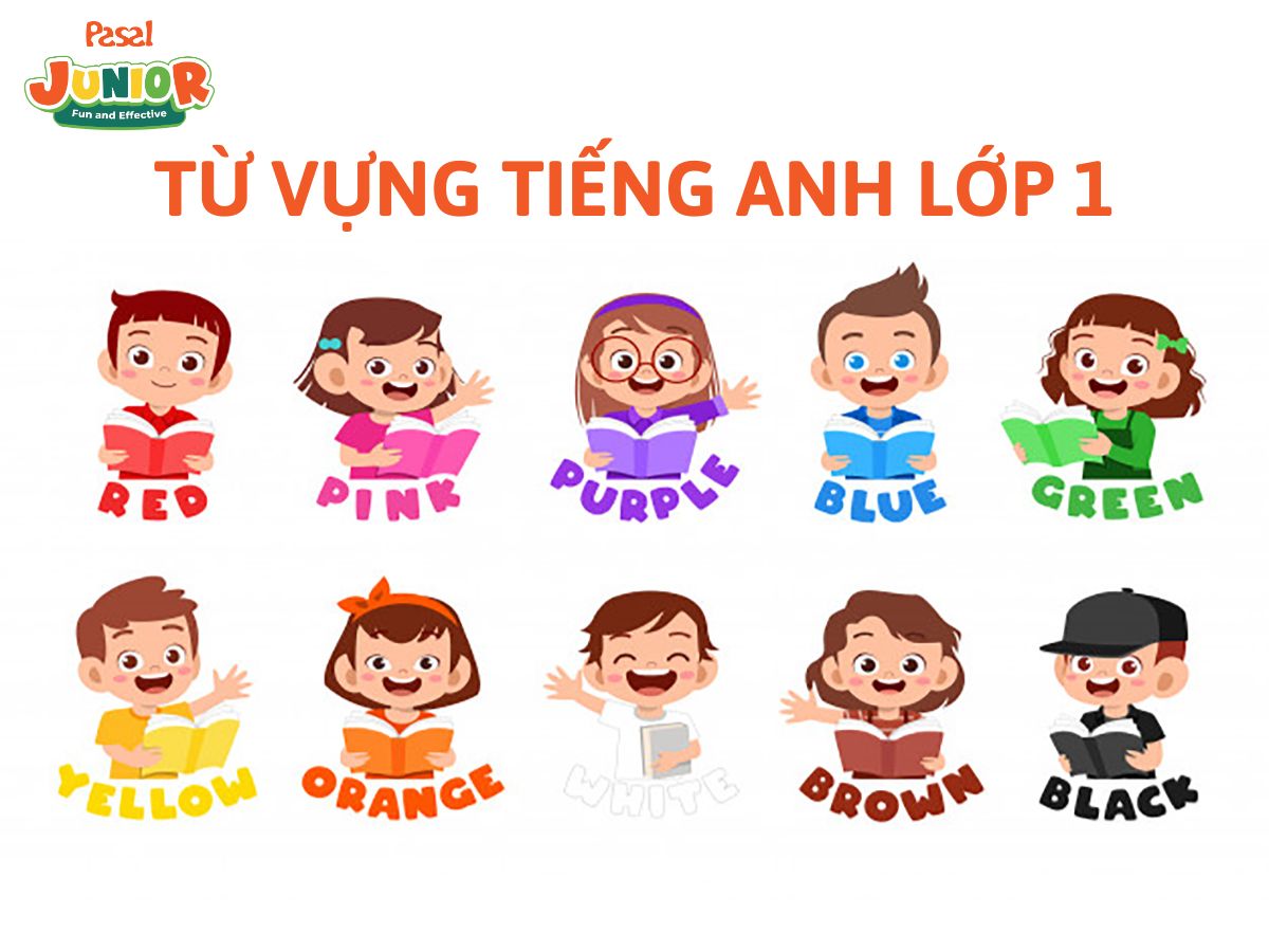 Từ vựng tiếng Anh dành cho trẻ em tiểu học lớp 1