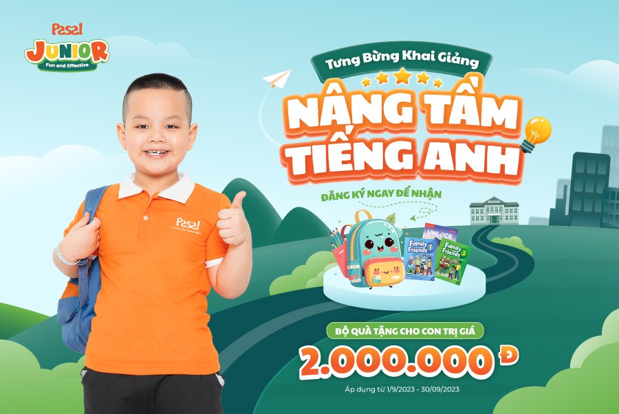 Tưng bừng khai giảng, tặng con phần quà trị giá 2.000.000 vnđ