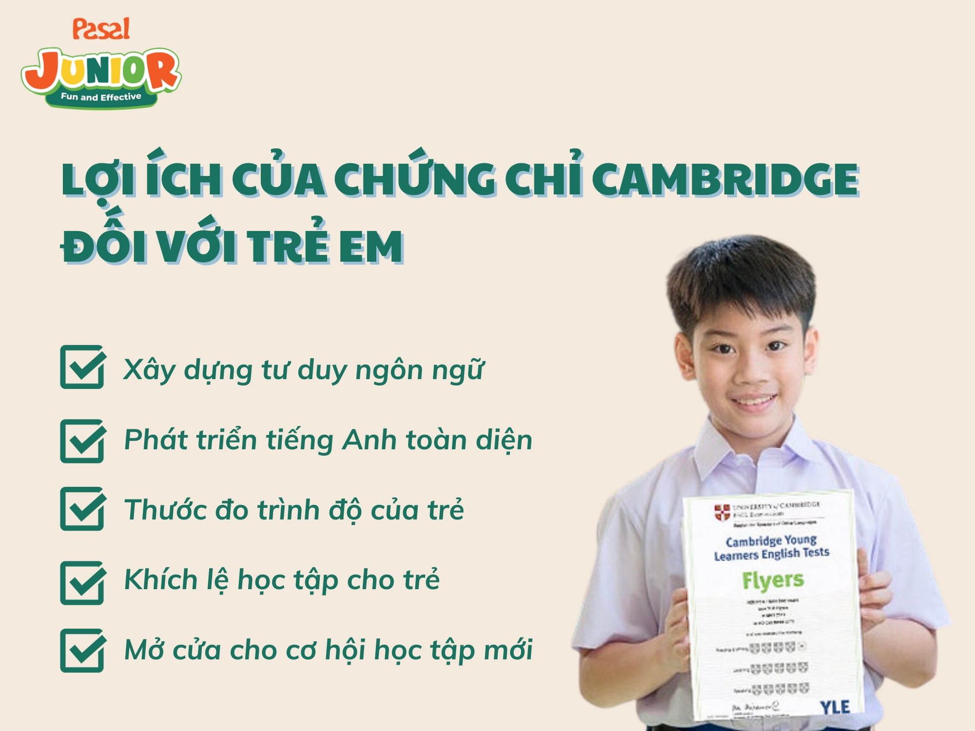 Lợi ích khi sở hữu chứng chỉ Cambridge