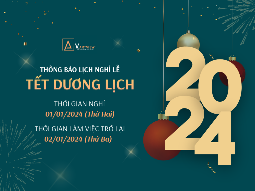 THÔNG BÁO LỊCH NGHỈ LỄ TẾT DƯƠNG LỊCH 2024