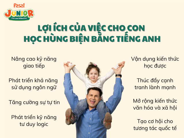 Lợi ích của việc cho con học hùng biện bằng tiếng Anh
