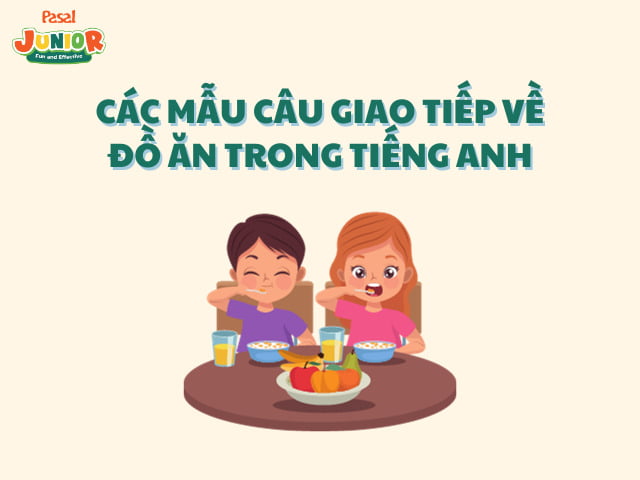 Các mẫu câu giao tiếp về đồ ăn trong tiếng Anh