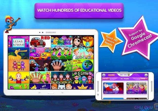 ChuChu TV LITE - Phần mềm học tiếng Anh qua video miễn phí cho bé