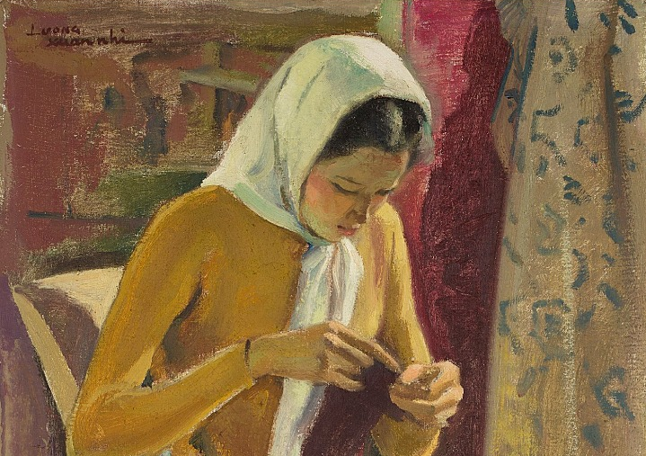 ‘YOUNG WOMAN KNITTING’ OR ‘THE WARM, HAPPINESS AND PEACEFULNESS’ IN LƯƠNG XUÂN NHỊ PAINTING