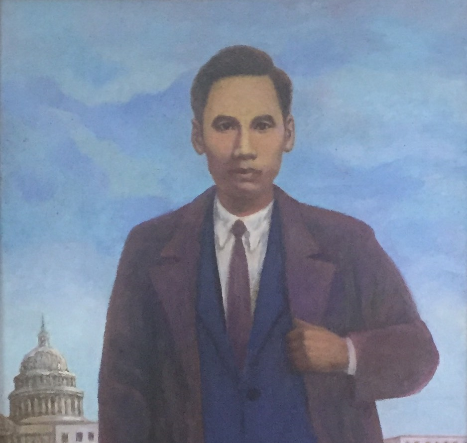 REPRESENTING THE PORTRAIT OF NGUYỄN TẤT THÀNH WHEN HE WAS IN AMERICA