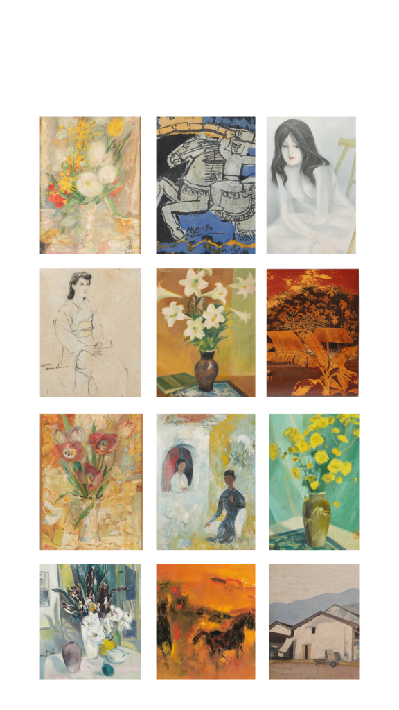 THE PAINTINGS IN THE AUCTION VIETNAMESE “ART DUPLEX PARIS – HANOI” ON APRIL 20, 2024