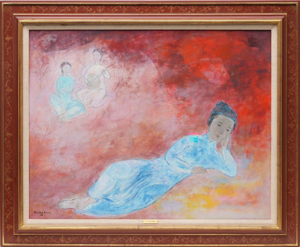 “THE POET”, A PAINTING OF ARTIST VŨ CAO ĐÀM