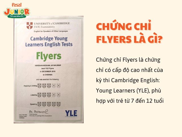 Tại sao trẻ cần đăng ký thi Flyers?