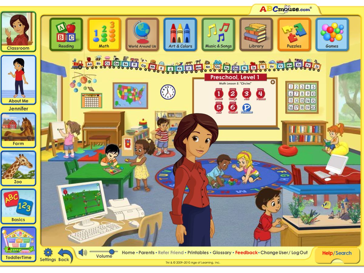 ABCmouse là một trong những trang web học tiếng Anh online nổi tiếng dành cho trẻ em