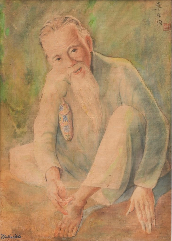 TÔN THẤT ĐÀO (1910-1979), “PORTRAIT OF AN OLD MAN”